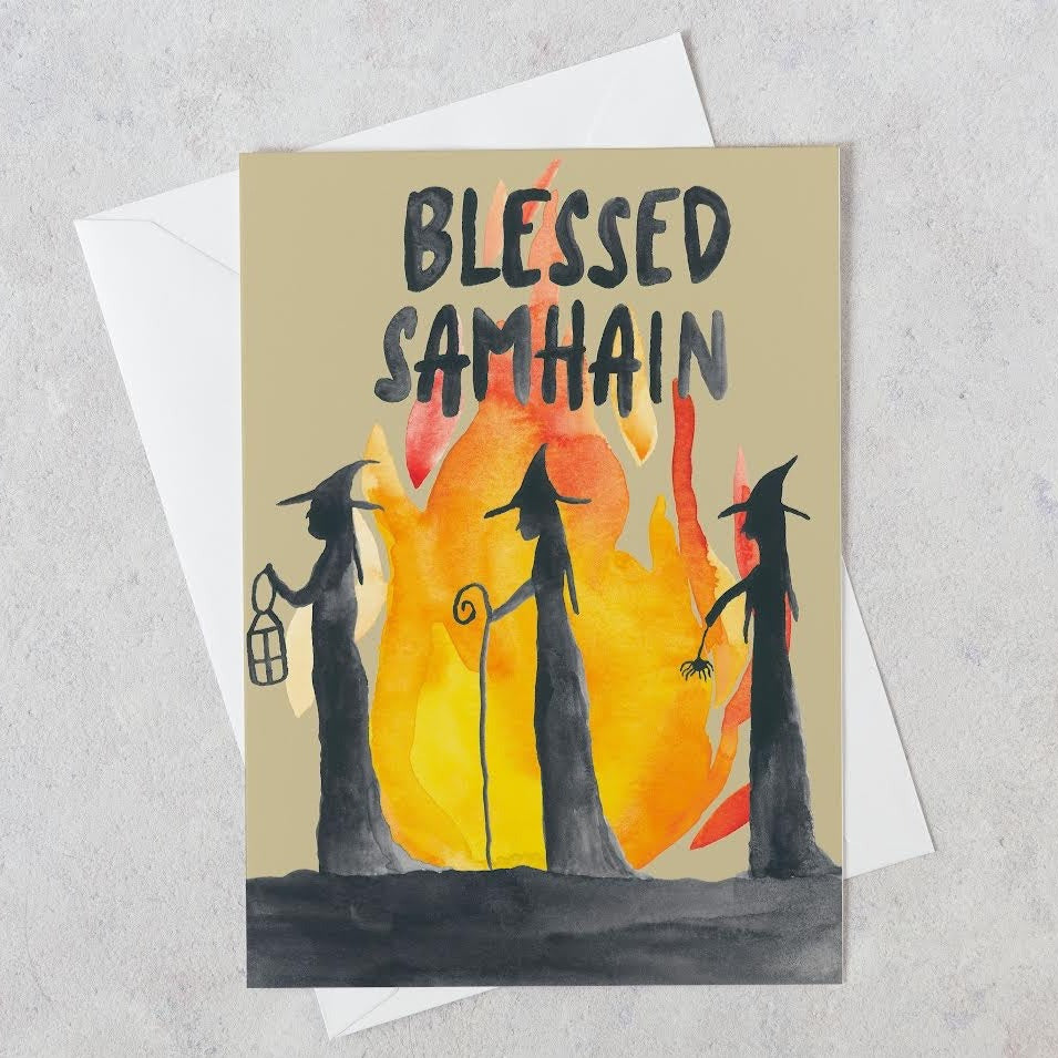 Wild Juniper- “Blessed Samhain” Card