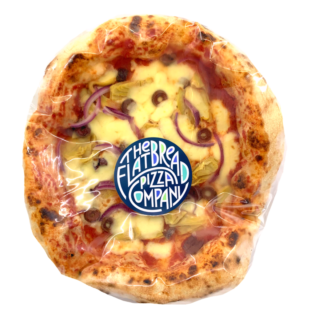 The Flatbread Pizza Company - Vegetarian Capricciosa Pizza
