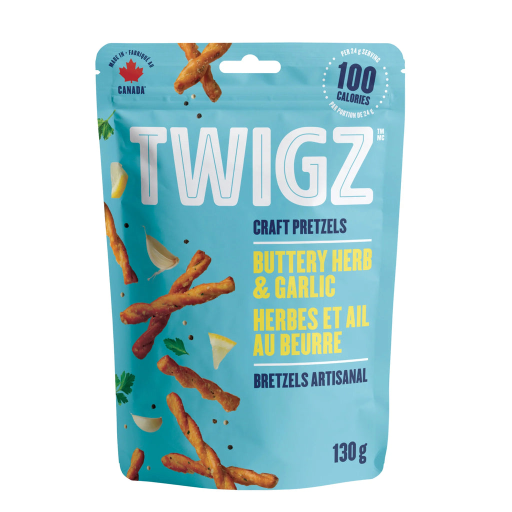 Twigz - Buttery Herb & Garlic Craft Pretzels