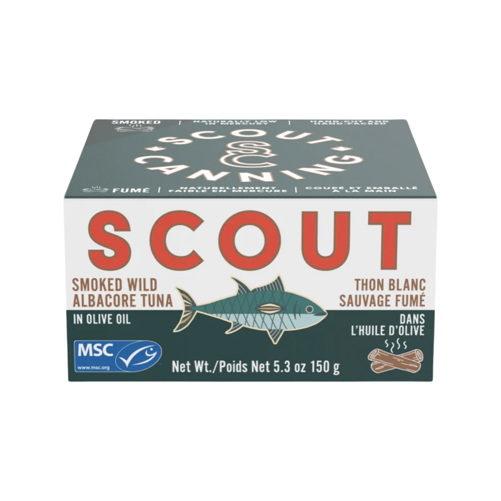 Scout Canning- Smoked Wild Albacore Tuna (150g)