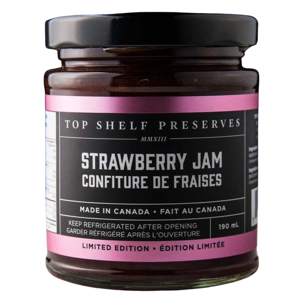 Top Shelf Preserves- Strawberry Jam 190mL