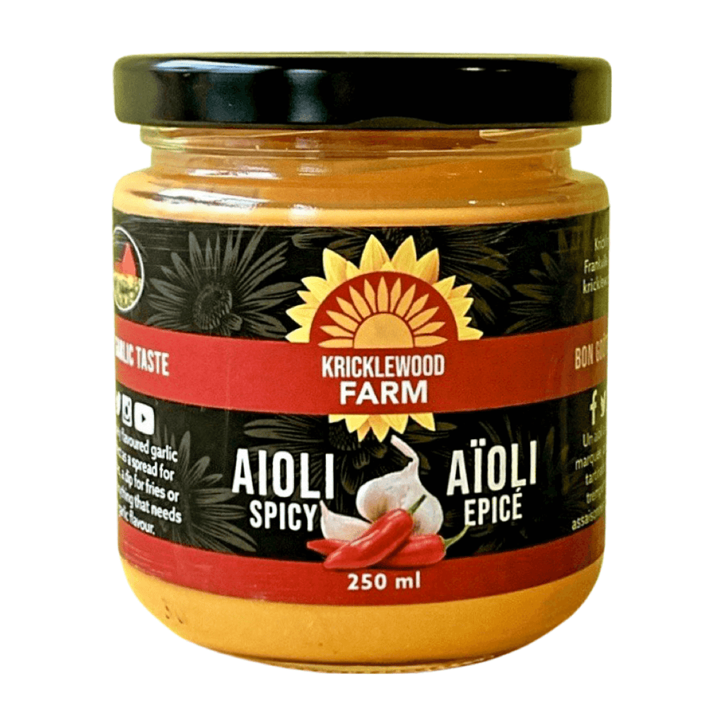 Kricklewood Farm- Vegan Spicy Garlic Aioli 250mL