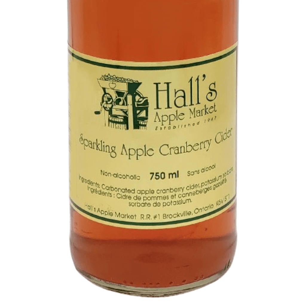 Hall’s Orchard- Sparkling Apple Cranberry Cider (750ml)