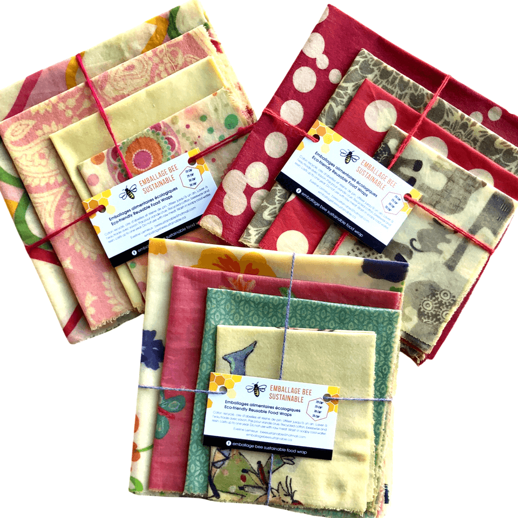 Emballage Beeswax Food Wraps