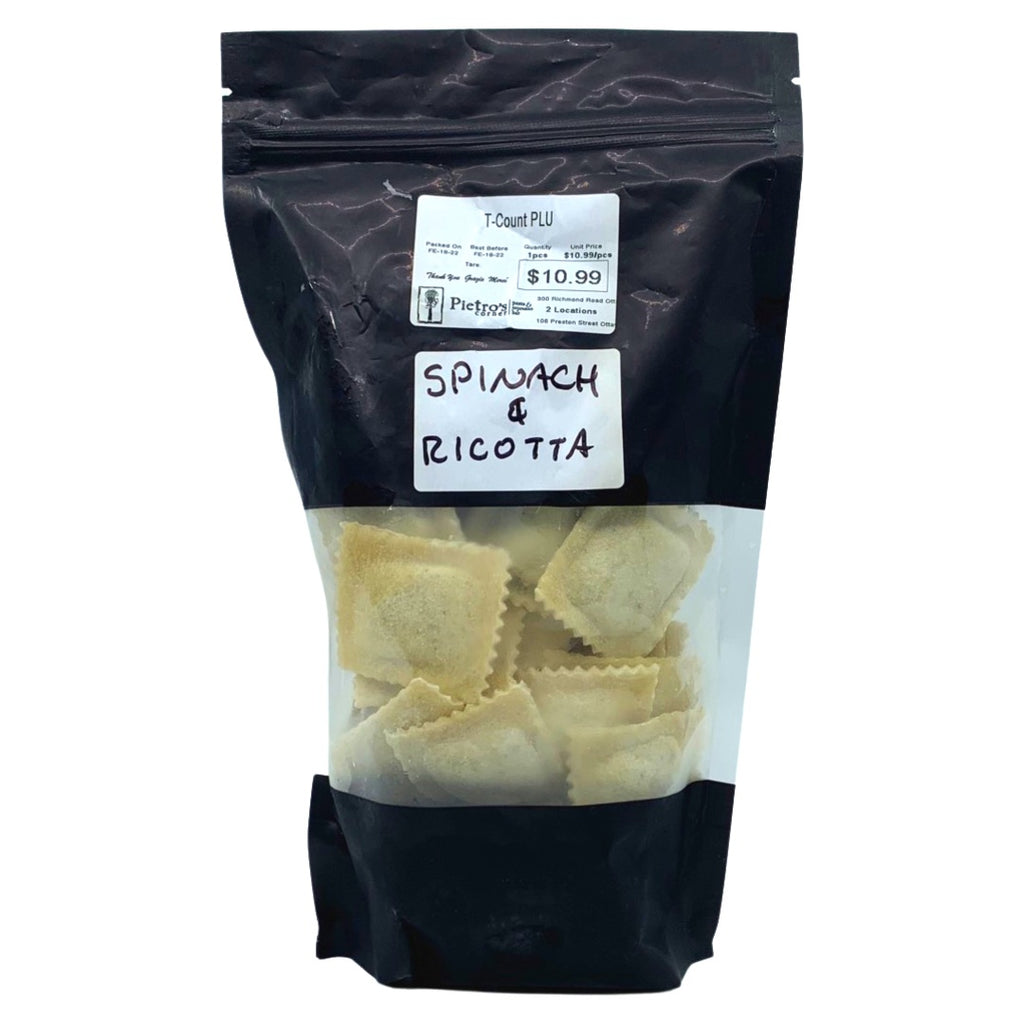 Pietro's Pasta- Spinach and Cheese Ravioli