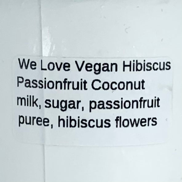 The Merry Dairy- Vegan Hibiscus Passionfruit Ice Cream (Pick-up Only)