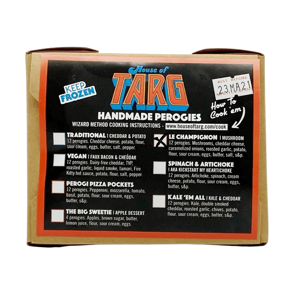 House of Targ- Le Champignons Perogies (12 pack)