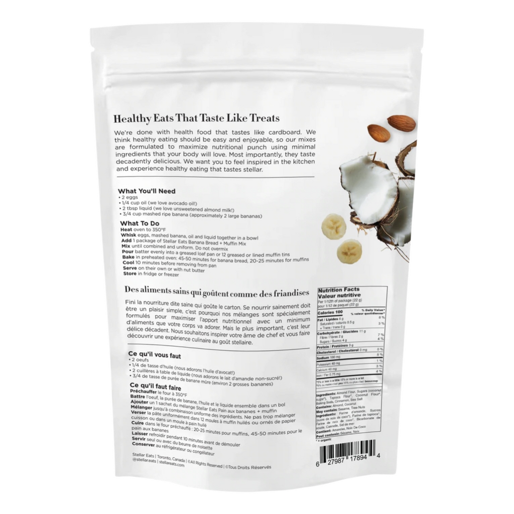 Stellar Eats- Gluten Free Banana Bread Mix