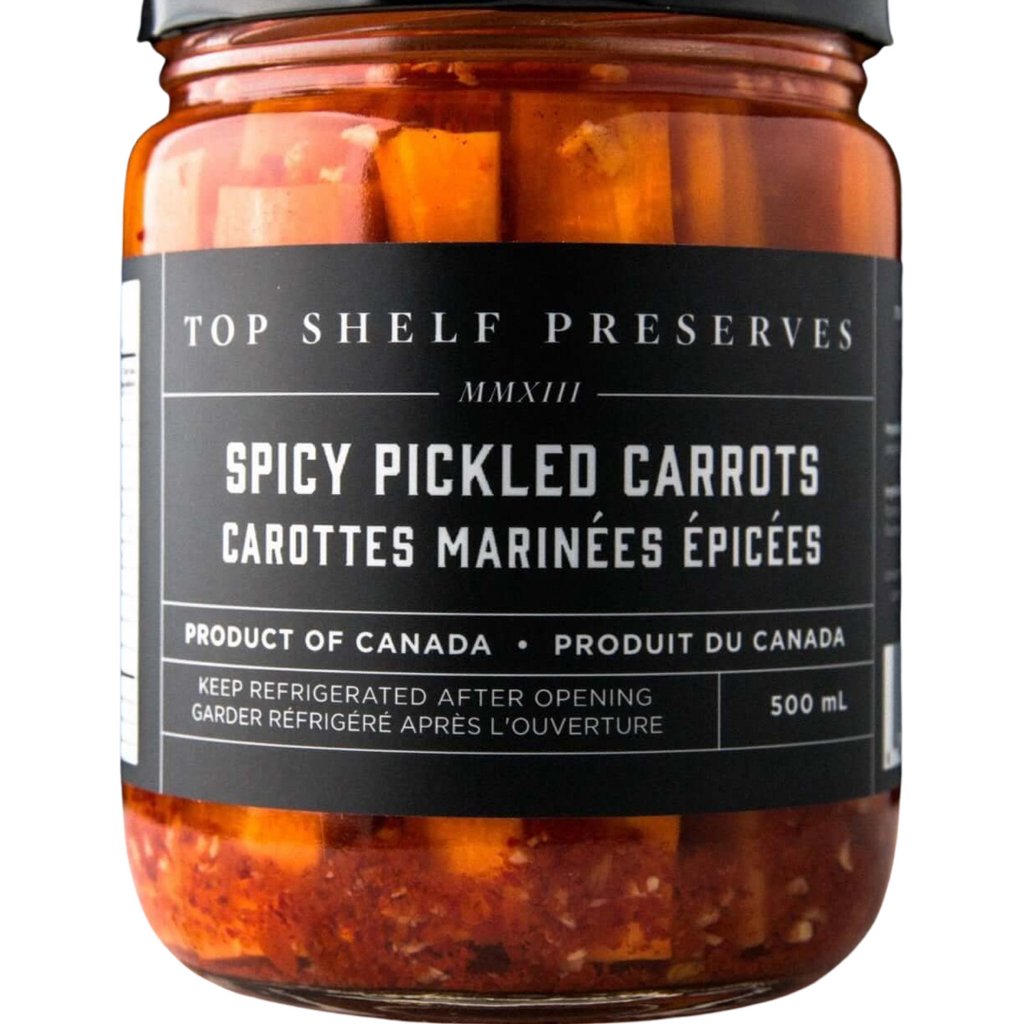 Top Shelf Preserves- Spicy Pickled Carrot’s 500mL