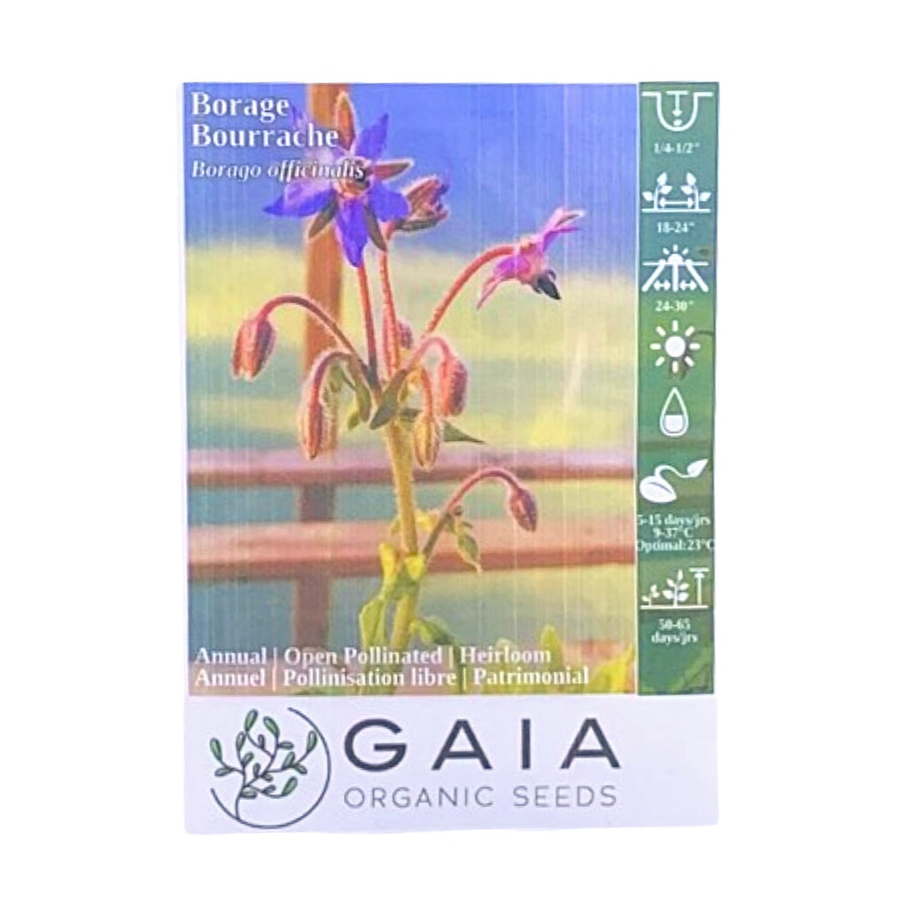 Gaia Organic Seeds- Borage