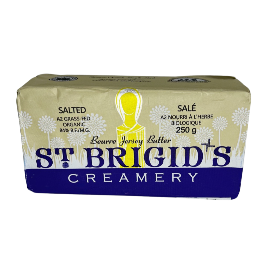 St Brigid's Creamery - Grass-Fed Salted Butter (250g)